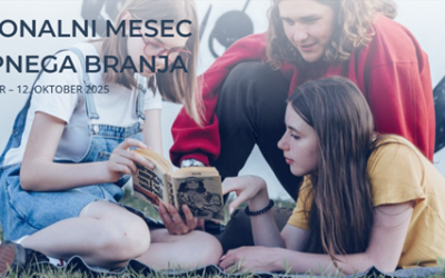 Začenja se Nacionalni mesec skupnega branja 2025
