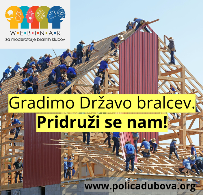 Webinar za vodje bralnih klubov